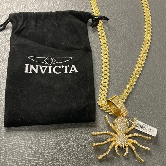 Invicta Elements
Black Widow Iced Out Pendant & 21” Chain, Gold
(80872) - Picture 6 of 6